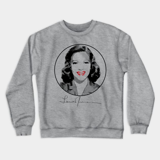 Lana Turner - Classic Hollywood Icon Crewneck Sweatshirt by RCDBerlin